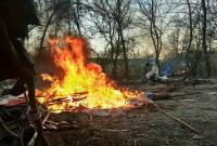 Сожжение лагеря ромов в Киеве: Полиция не занимается расследованием инцидента