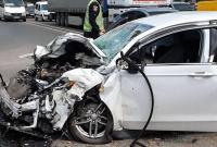 ДТП под Киевом: водитель Ford, врезавшийся на перекрестке в самосвал, скончался по дороге в больницу