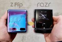 Падение раскладушек: гибкие смартфоны Motorola и Samsung сравнили в краш-тесте (видео)