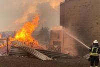Пожар в Луганской области: полиция рассматривает три версии