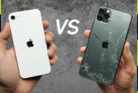Новый iPhone SE против iPhone 11 Pro Max в дроп-тесте: кто крепче? (видео)